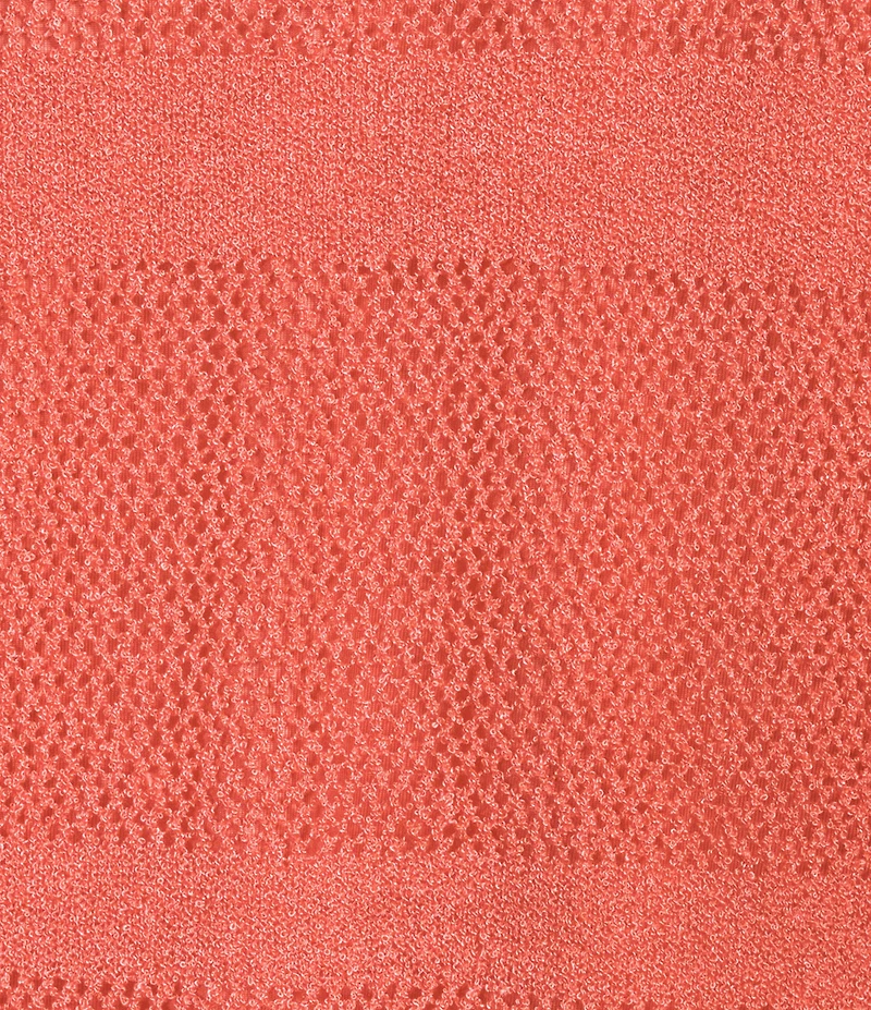 Westbound Plus Size Crochet 3/4 Sleeve Crew Neck Ribbed Top