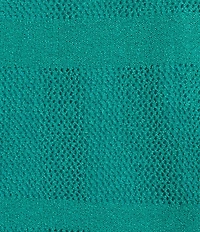 Westbound Plus Size Crochet 3/4 Sleeve Crew Neck Ribbed Top