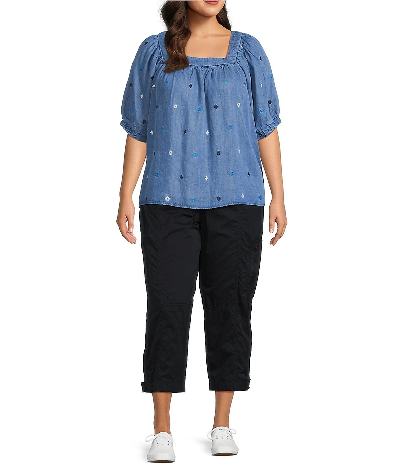 Westbound Plus Size Crop Utility Pants
