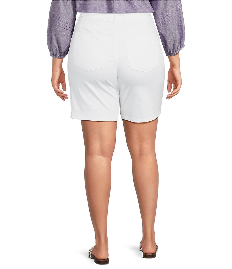 Westbound Plus Size High Rise Bermuda Shorts