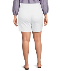 Westbound Plus Size High Rise Bermuda Shorts