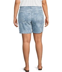 Westbound Plus Size High Rise Bermuda Shorts