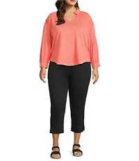 Westbound Plus Size High Rise Crop Pants