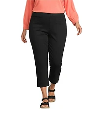 Westbound Plus Size High Rise Crop Pants