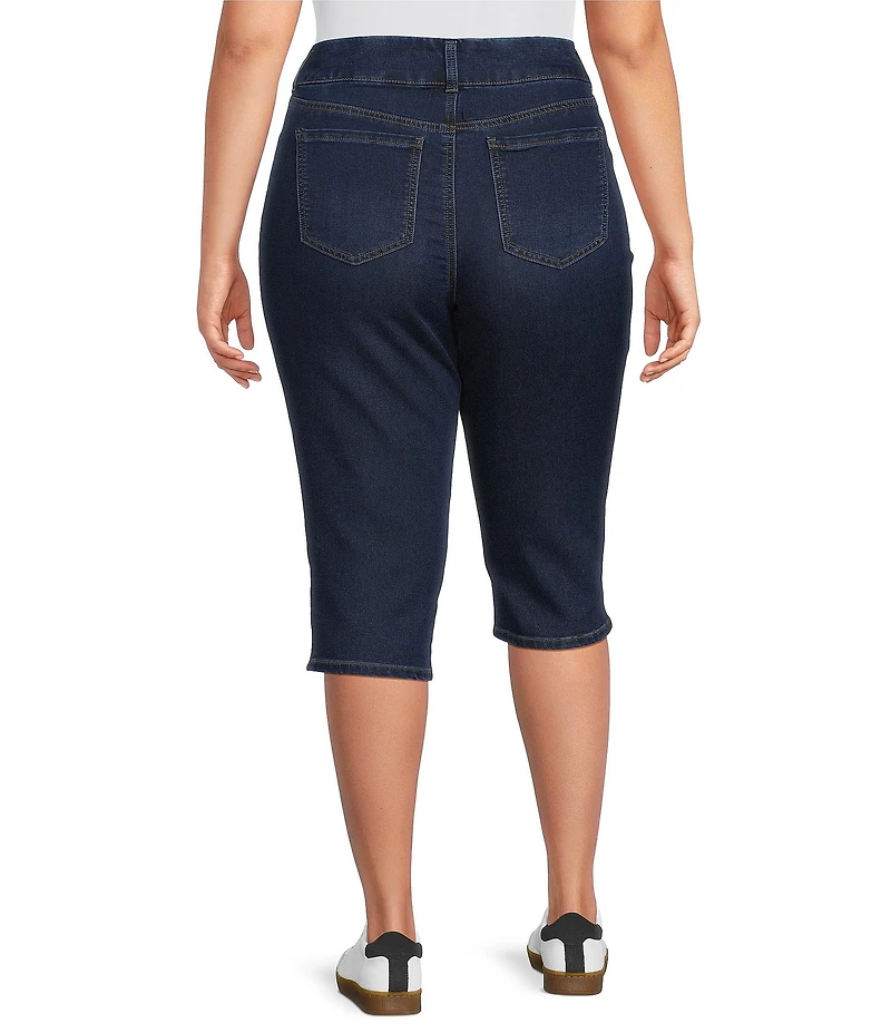 Westbound Plus Size High Rise Pullon Crop Pants
