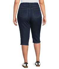 Westbound Plus Size High Rise Pullon Crop Pants