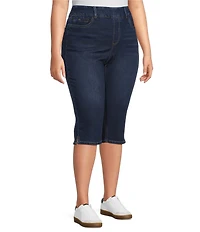 Westbound Plus Size High Rise Pullon Crop Pants