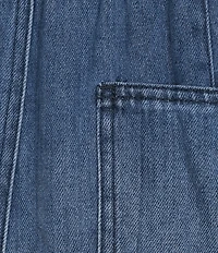 Westbound Plus Size High Rise Tie Waist Barrel Leg Crop Pant