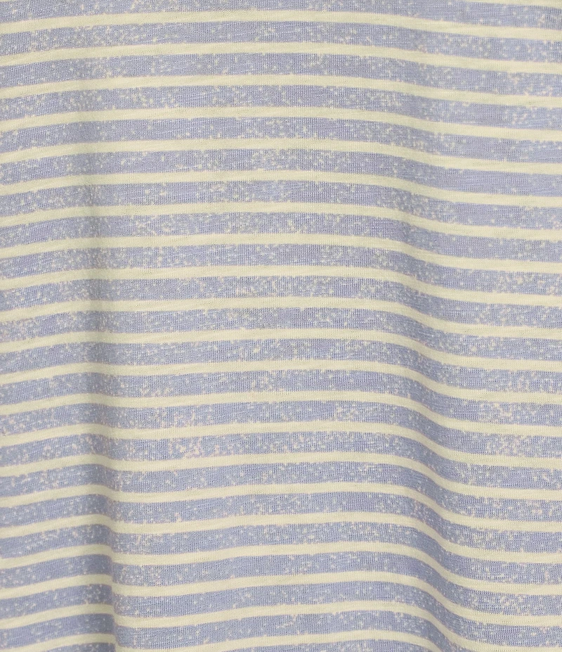 Westbound Plus Size Lilac Speckled Stripe Short Sleeve Crew Neck Top