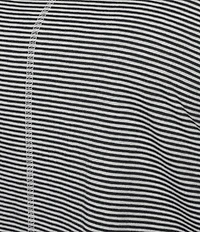 Westbound Plus Size Nautical Stripe Short Sleeve Slub Knit Crew Neck Top