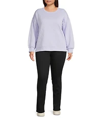 Westbound Plus Size Quilted Long Sleeve Top