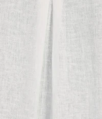 Westbound Plus Size Linen Blend Short Sleeve V-Neck Tie Front Top