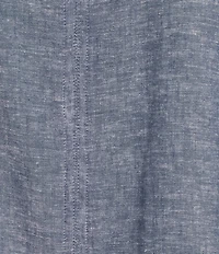 Westbound Plus Size Linen Blend Short Sleeve V-Neck Tie Front Top