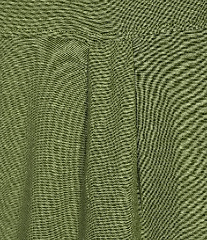 Westbound Plus Size Solid 3/4 Sleeve Knit Crew Neck Top