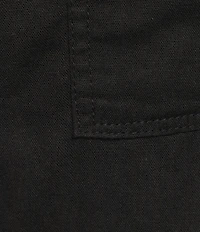 Westbound Plus Size Solid Pull On Linen Blend Crop Pants