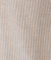 Westbound Plus Size Stripe Print 3/4 Sleeve V-Neck Top