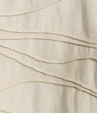 Westbound Plus Size Textured Elbow Sleeve Henley Top