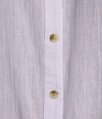Westbound Plus Size Banded Collar 3/4 Sleeve Button Front Top