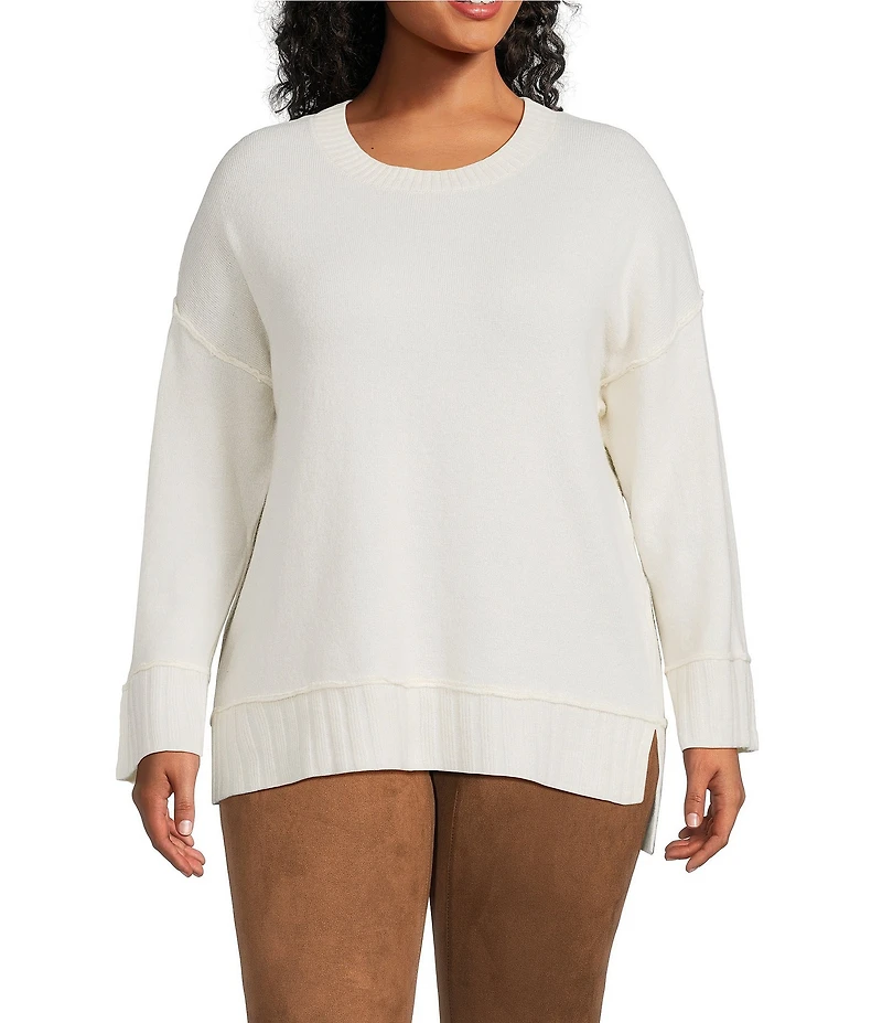 Westbound Plus Wool Blend Long Sleeve Crew Neck Sweater