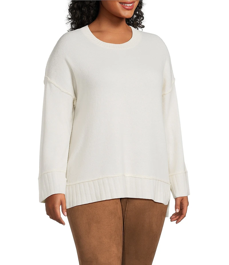 Westbound Plus Wool Blend Long Sleeve Crew Neck Sweater