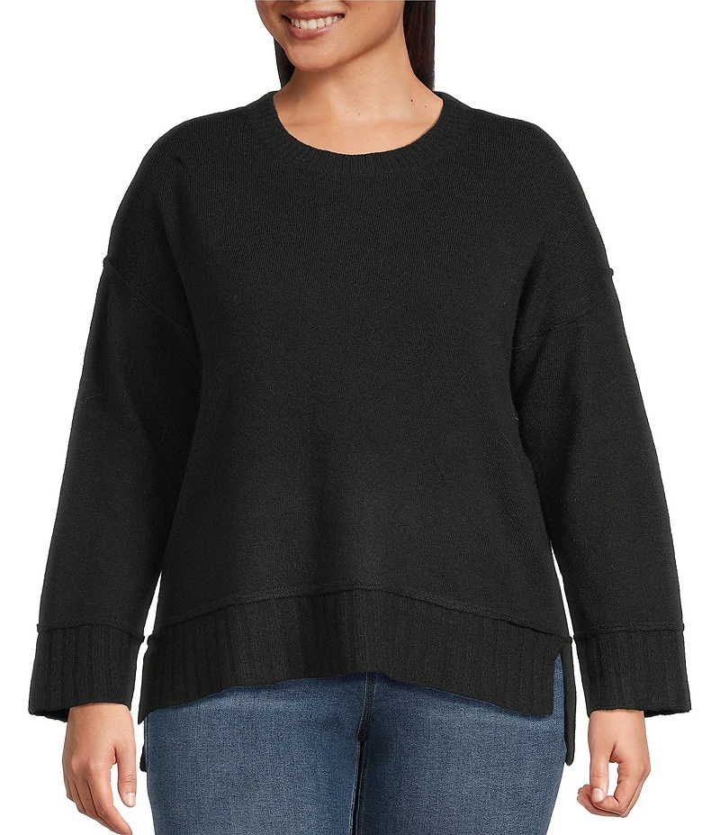 Westbound Plus Wool Blend Long Sleeve Crew Neck Sweater