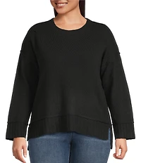 Westbound Plus Wool Blend Long Sleeve Crew Neck Sweater