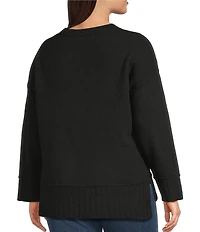 Westbound Plus Wool Blend Long Sleeve Crew Neck Sweater