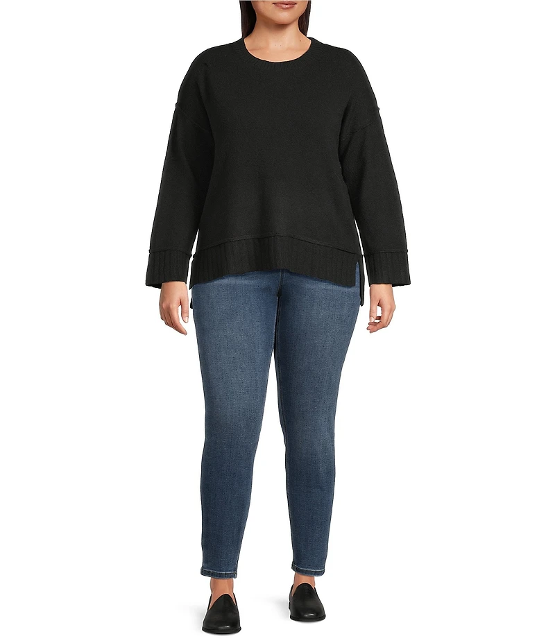 Westbound Plus Wool Blend Long Sleeve Crew Neck Sweater