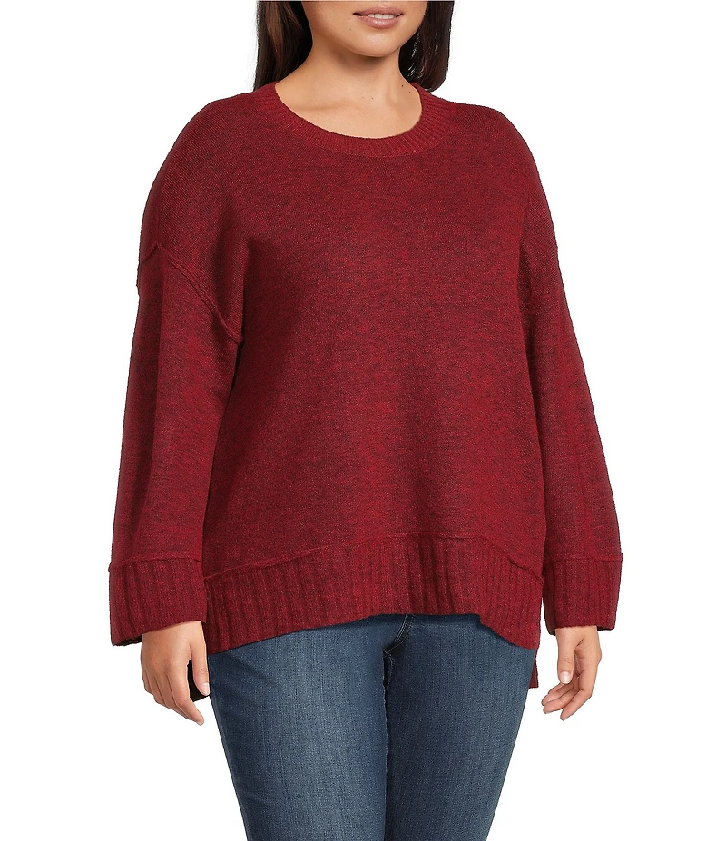 Westbound Plus Wool Blend Long Sleeve Crew Neck Sweater