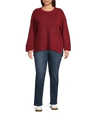 Westbound Plus Wool Blend Long Sleeve Crew Neck Sweater