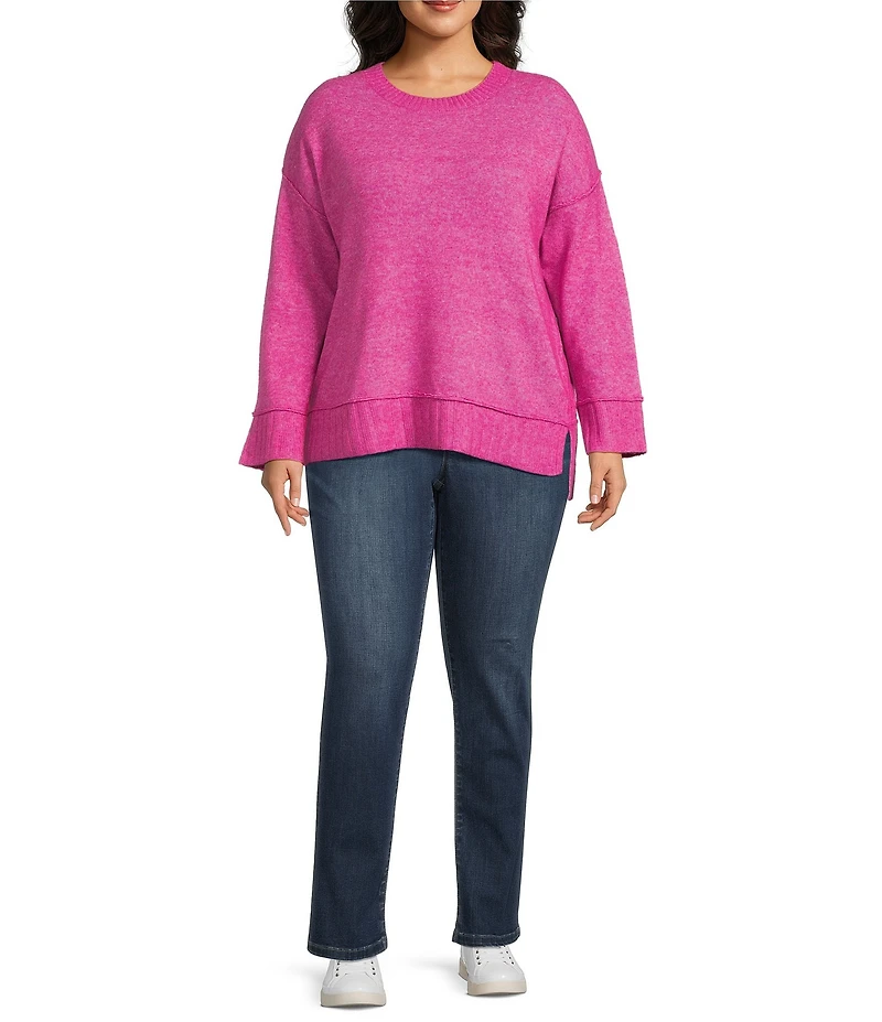 Westbound Plus Wool Blend Long Sleeve Crew Neck Sweater