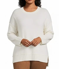 Westbound Plus Wool Blend Long Sleeve Crew Neck Sweater