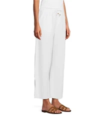 Westbound Pull On Linen-Blend Pants