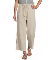 Westbound Pull On Linen-Blend Pants
