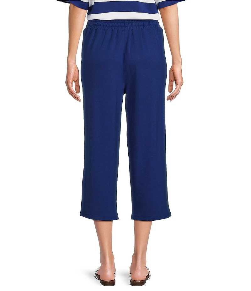 Westbound Pullon Pleated Capri Pants