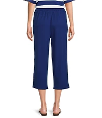 Westbound Pullon Pleated Capri Pants
