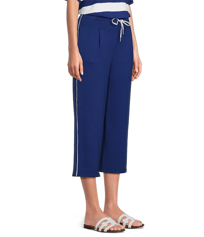 Westbound Pullon Pleated Capri Pants