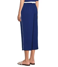 Westbound Pullon Pleated Capri Pants