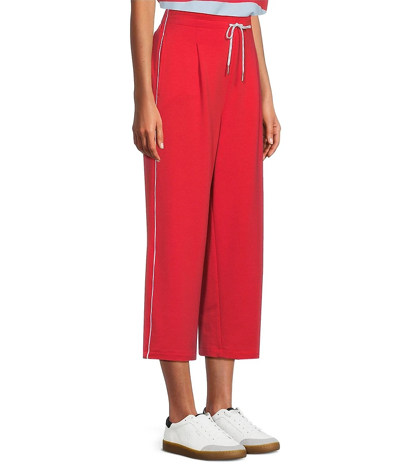 Westbound Pullon Pleated Capri Pants