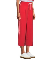 Westbound Pullon Pleated Capri Pants