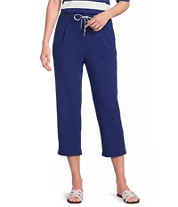 Westbound Pullon Pleated Capri Pants