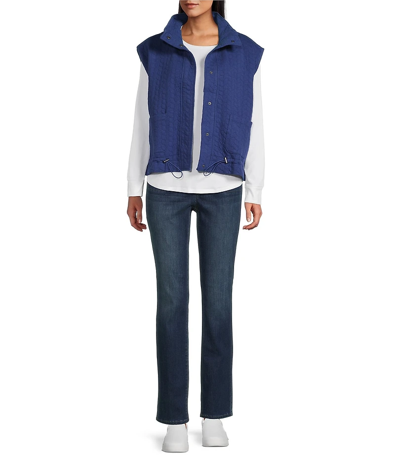 Westbound Quilted Button Front Vest