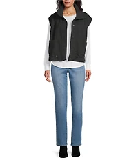 Westbound Quilted Button Front Vest