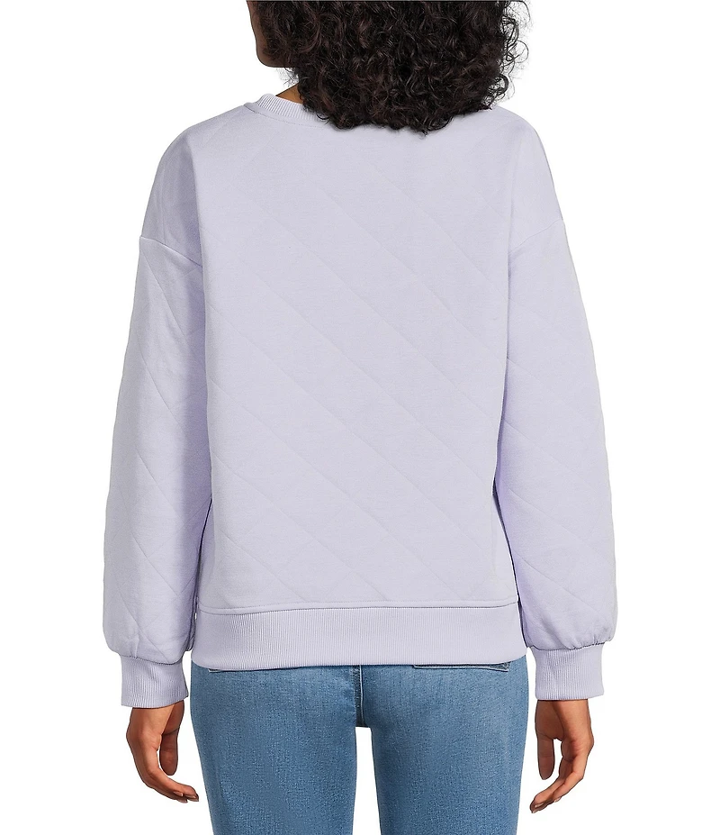 Westbound Quilted Long Sleeve Top