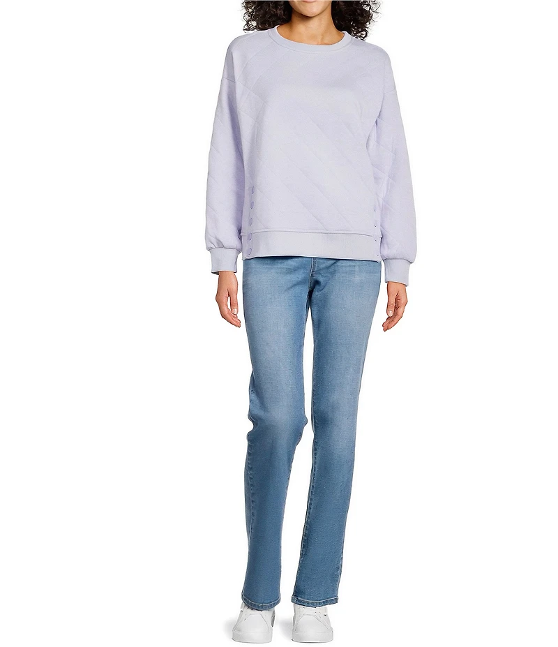 Westbound Quilted Long Sleeve Top