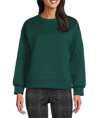 Westbound Quilted Long Sleeve Top