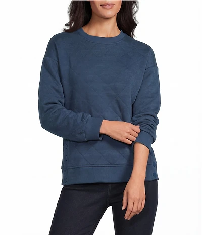 Westbound Quilted Long Sleeve Top