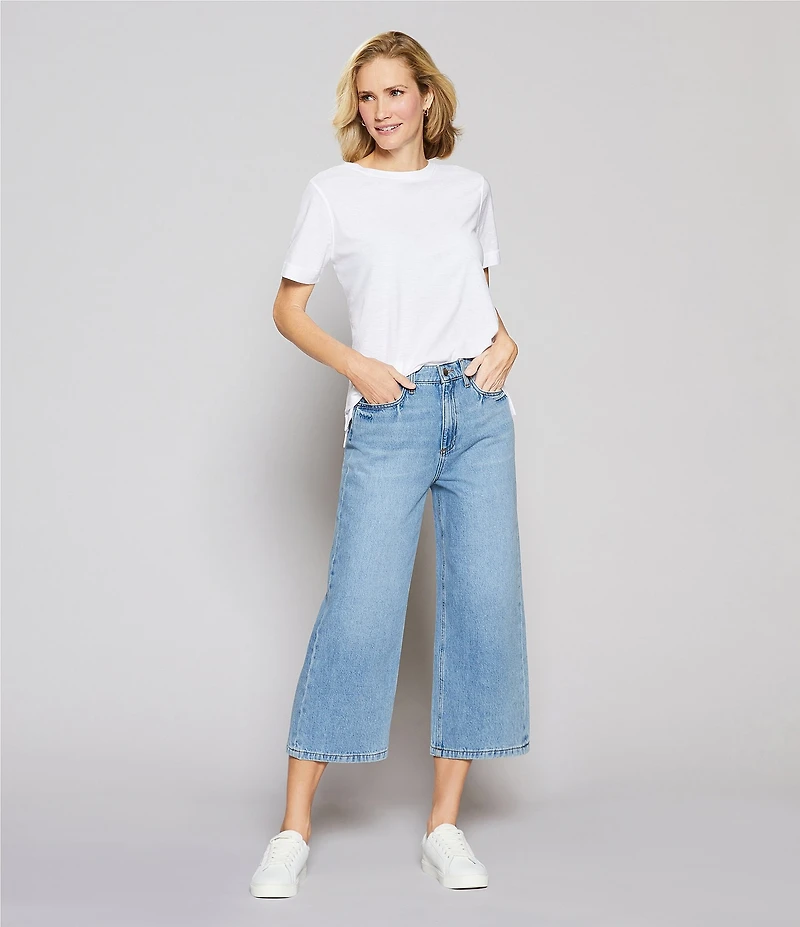Westbound Quinn Crop Wide Leg Jeans