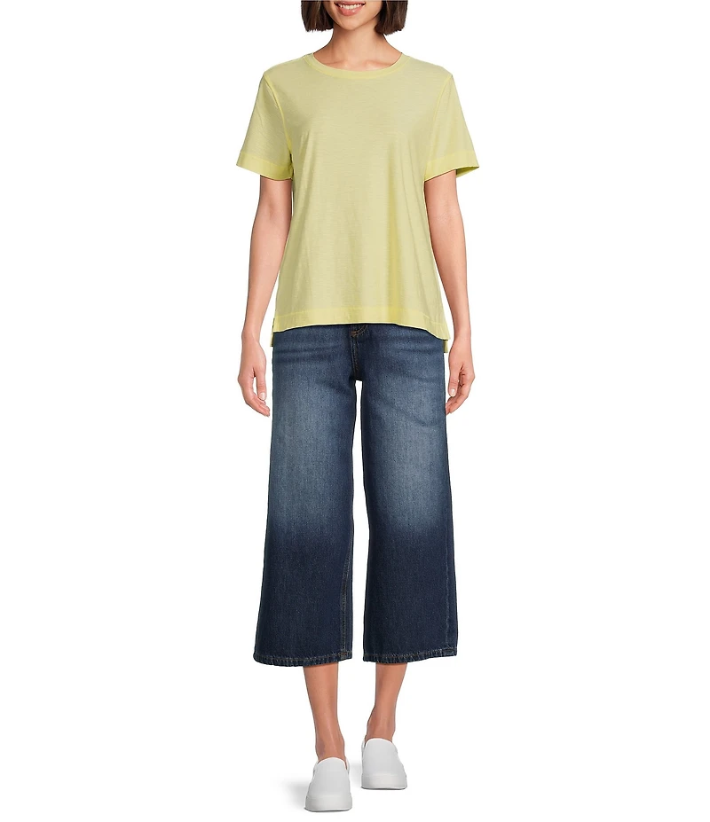 Westbound Quinn Crop Wide Leg Jeans