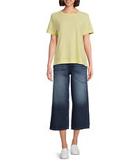 Westbound Quinn Crop Wide Leg Jeans